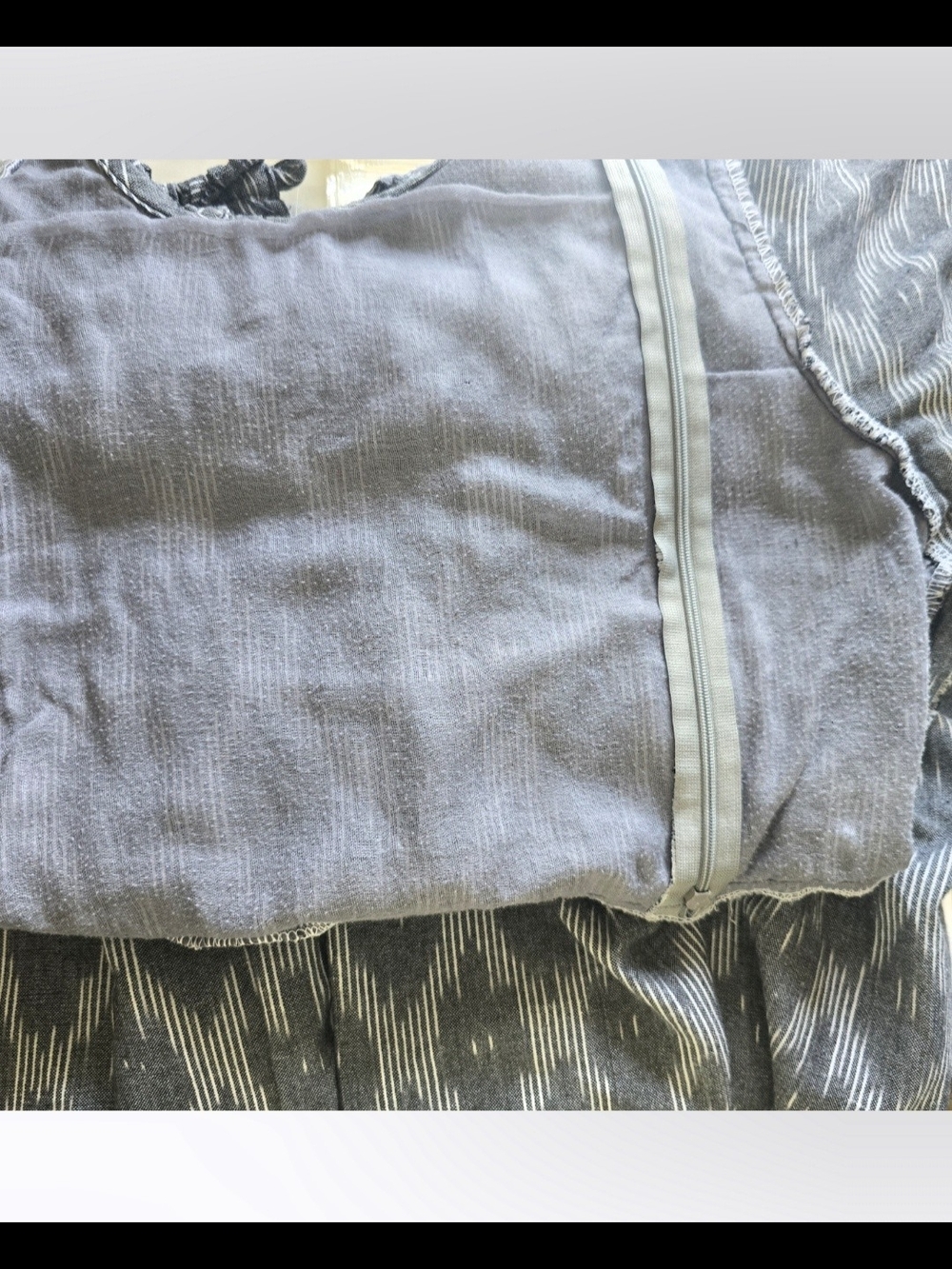 EMMA Gray Midi Dress Short Sleeve Breastfeeding Zipper Opening Maternity - Picture 7 of 10